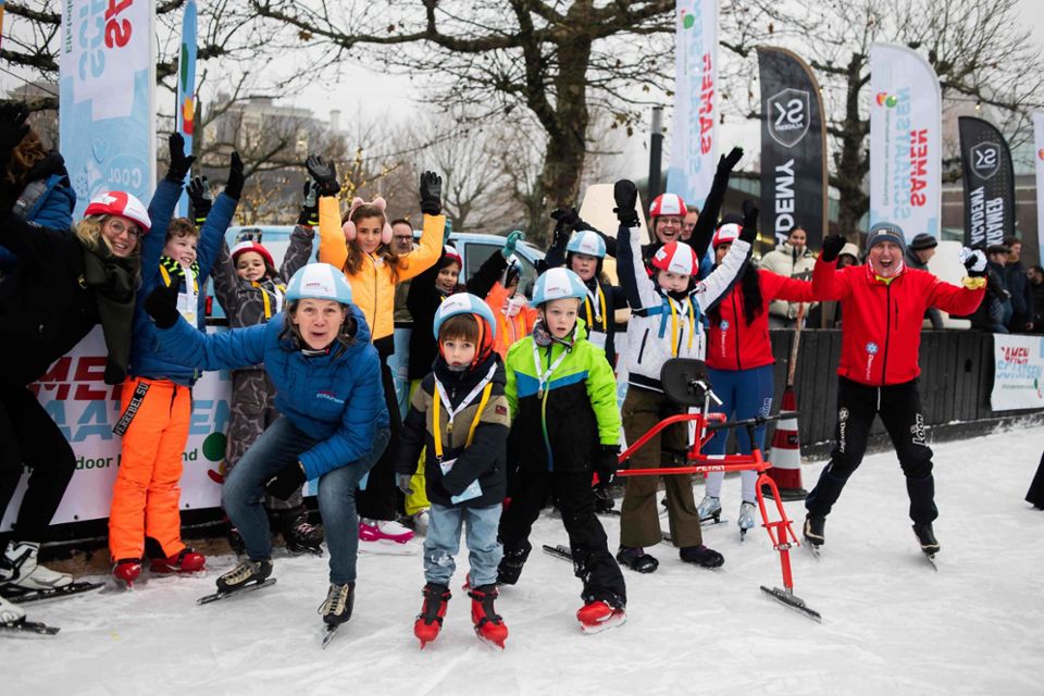 Samen schaatsen